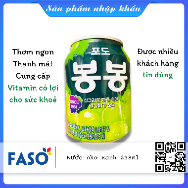 Nước nho xanh 238ml